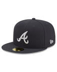 Atlanta Braves Graphite 59Fifty Color Basic Fitted