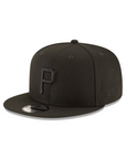 Pittsburgh Pirates Black on Black MLB Basic 9Fifty Snapback