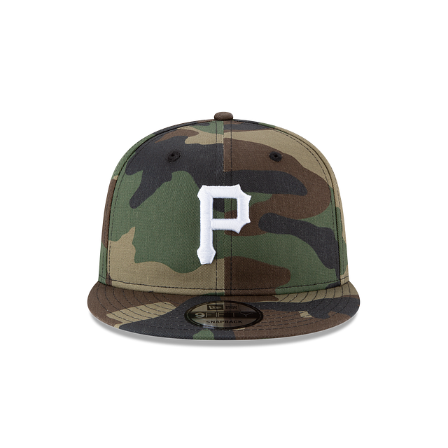 Pittsburgh Pirates Woodland Camo 9Fifty Snapback
