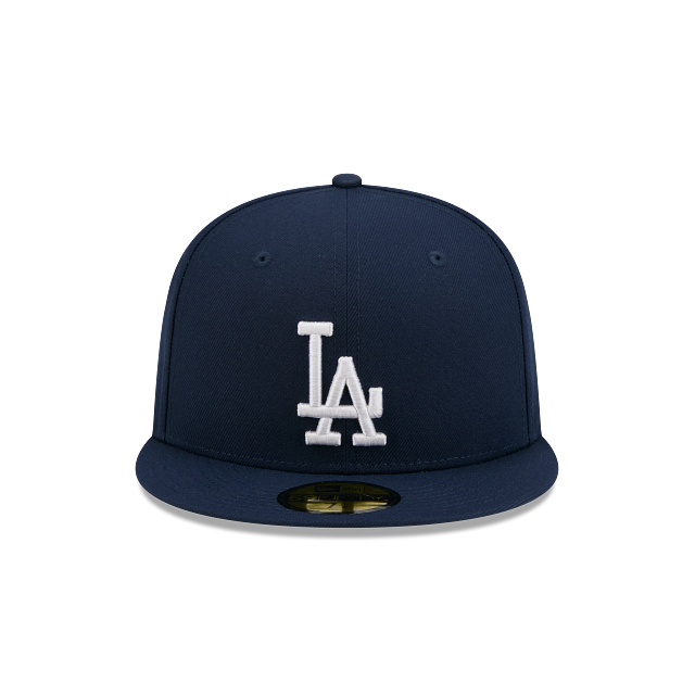 Los Angeles Dodgers Oceanside Blue On White 59Fifty Color Basic Fitted
