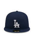 Los Angeles Dodgers Oceanside Blue On White 59Fifty Color Basic Fitted