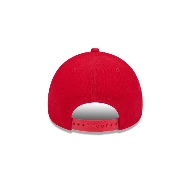 San Francisco 49ers Scarlet Red On White 9Forty A-Frame Snapback