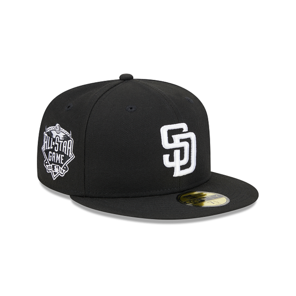 San Diego Padres Black White 2016 All Star Game Side Patch 59Fifty Fitted