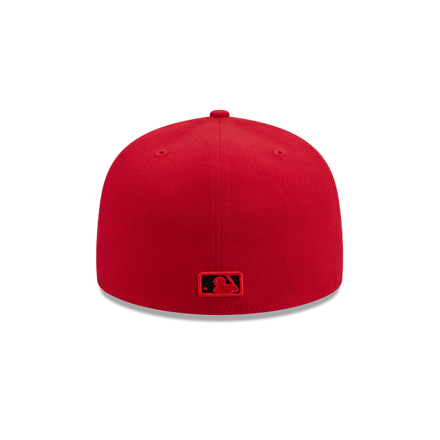 San Francisco Giants Scarlet Red On Black 59Fifty Color Basic Fitted