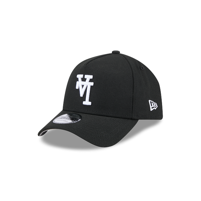 Los Angeles Dodgers Black On White Upside Down 40th Anniversary SP 9Forty A-Frame Snapback