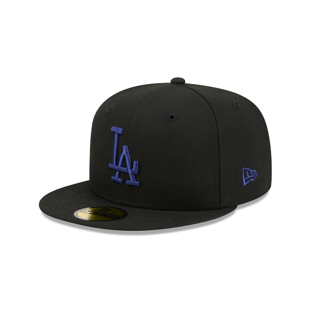 Los Angeles Dodgers Black On Royal 59Fifty Color Basic Fitted