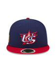 USA WBC 2026 USA Flag SP Youth Blue Red 2 Tone 59Fifty Fitted