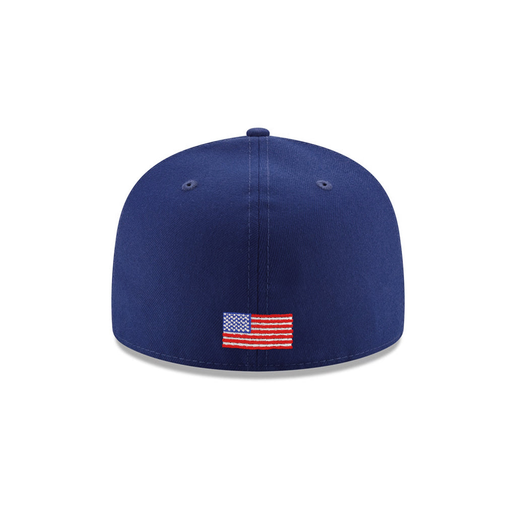 CrownMinded X USA Royal Blue On White 250th Anniversary SP 59Fifty Fitted