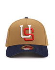 CrownMinded X USA Wheat Denim 250th Anniversary SP 9Forty A-Frame Snapback