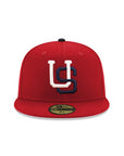 CrownMinded X USA Dark Red 250th Anniversary SP 59Fifty Fitted