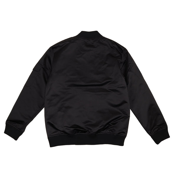 Mitchell & Ness University Of Southern California USC Trojans Satin Black Bomber Jacket