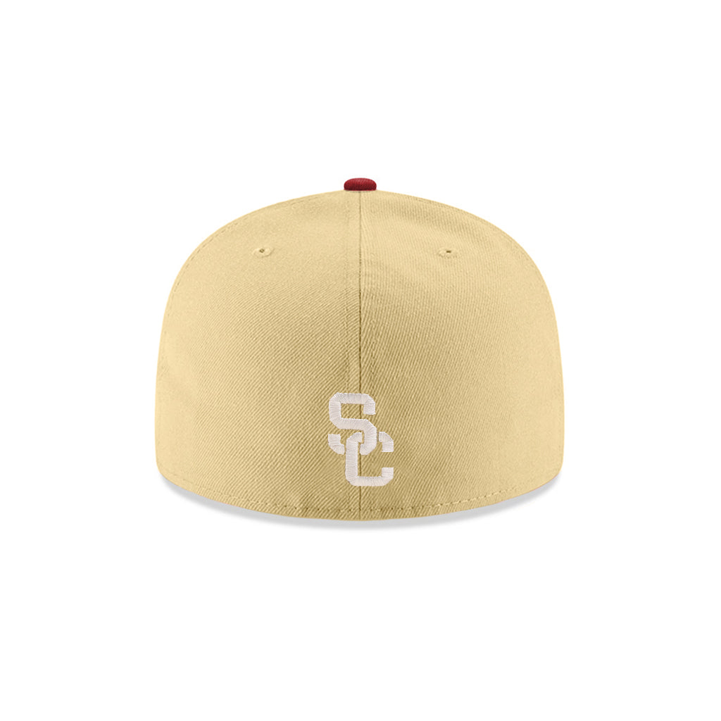 University Of Southern California USC Trojans Vegas Gold Cardinal 2 Tone Alternate Logo SP 59Fifty Fitted