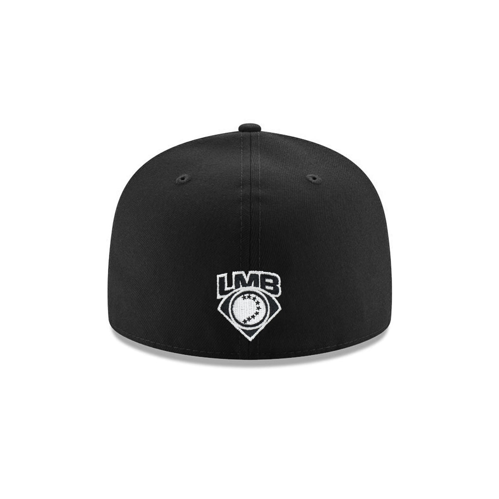 El Águila De Veracruz Club De Beisbol Black On White 59Fifty Fitted
