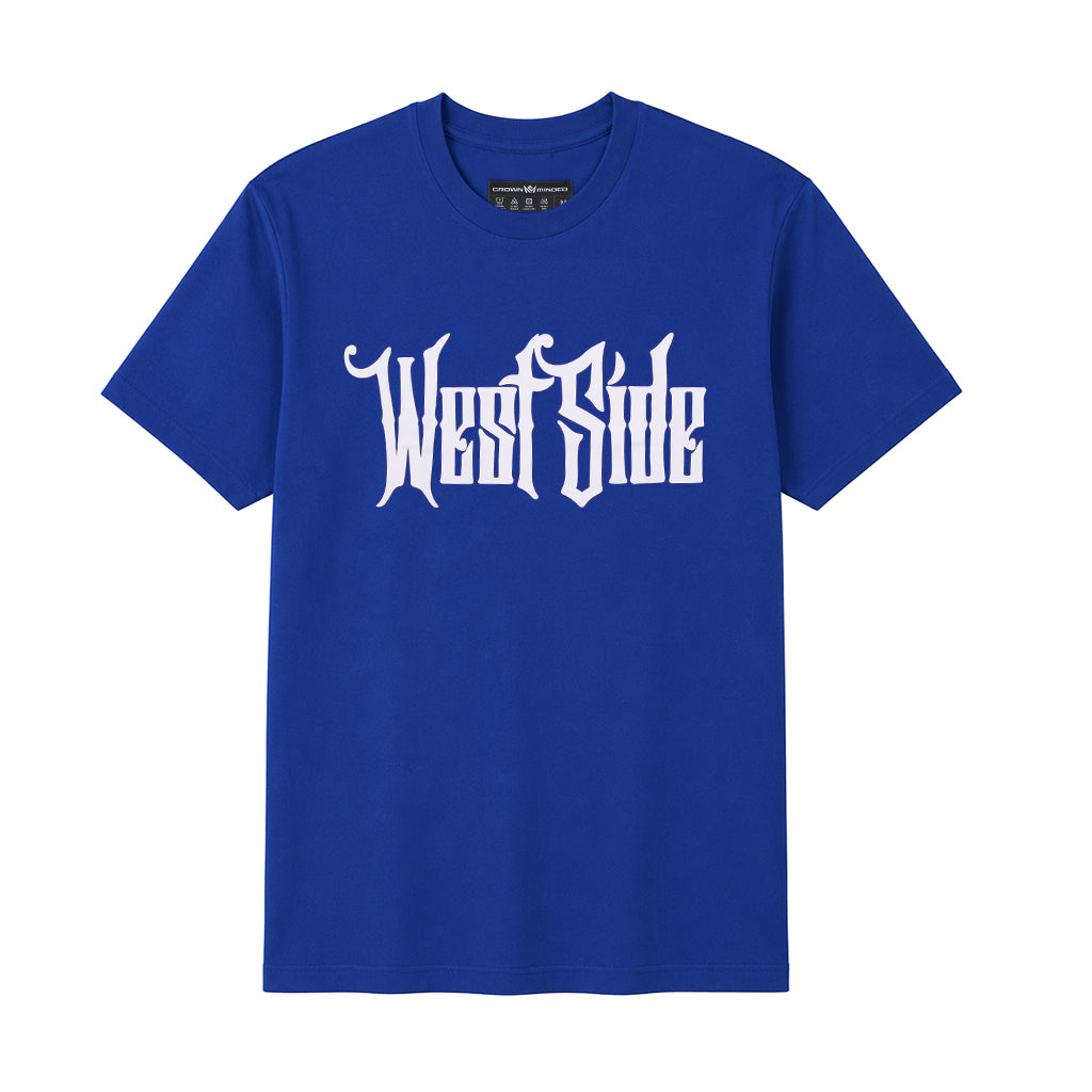 WestSide Old English Graphic Tee - Royal Blue