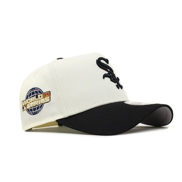 Chicago White Sox Chrome Black 2 Tone 2005 World Series SP 9Forty A-Frame Snapback