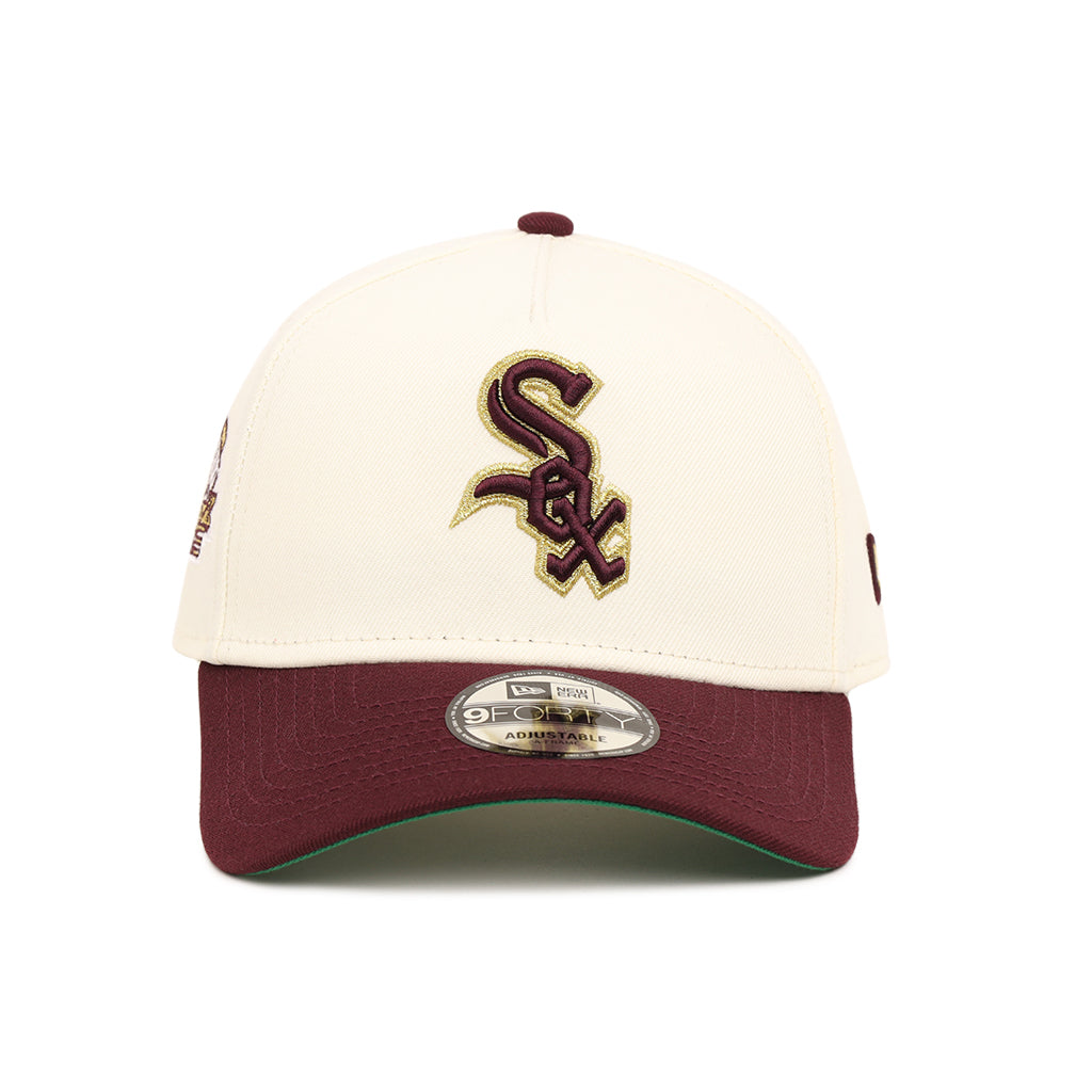 Chicago White Sox Chrome Maroon 2 Tone Comiskey Park 95th SP 9Forty A-Frame Snapback