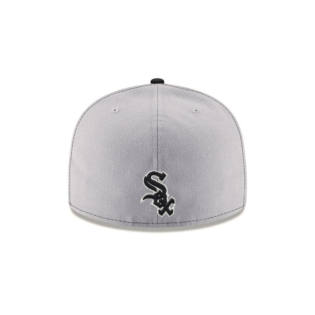 Chicago White Sox Black Gray Pin Wheel Alternate Logo SP 59Fifty Fitted