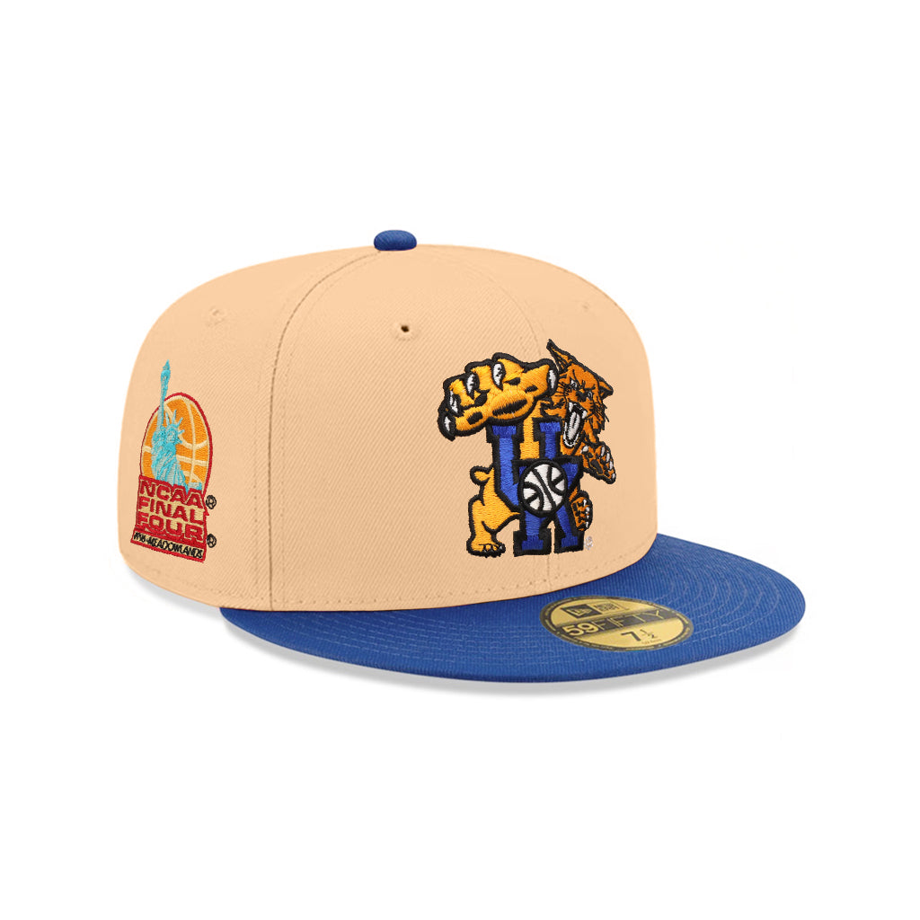 Kentucky Wildcats Candied Pecan Blue 2 Tone 1996 NCAA Final Four SP 59Fifty Fitted
