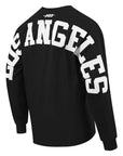 Pro Standard Los Angeles Dodgers Wingspan Drop Shoulder Black White Crewneck