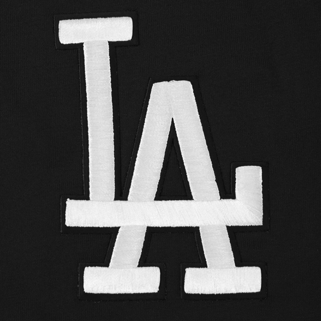 Pro Standard Los Angeles Dodgers Wingspan Drop Shoulder Black White Tee