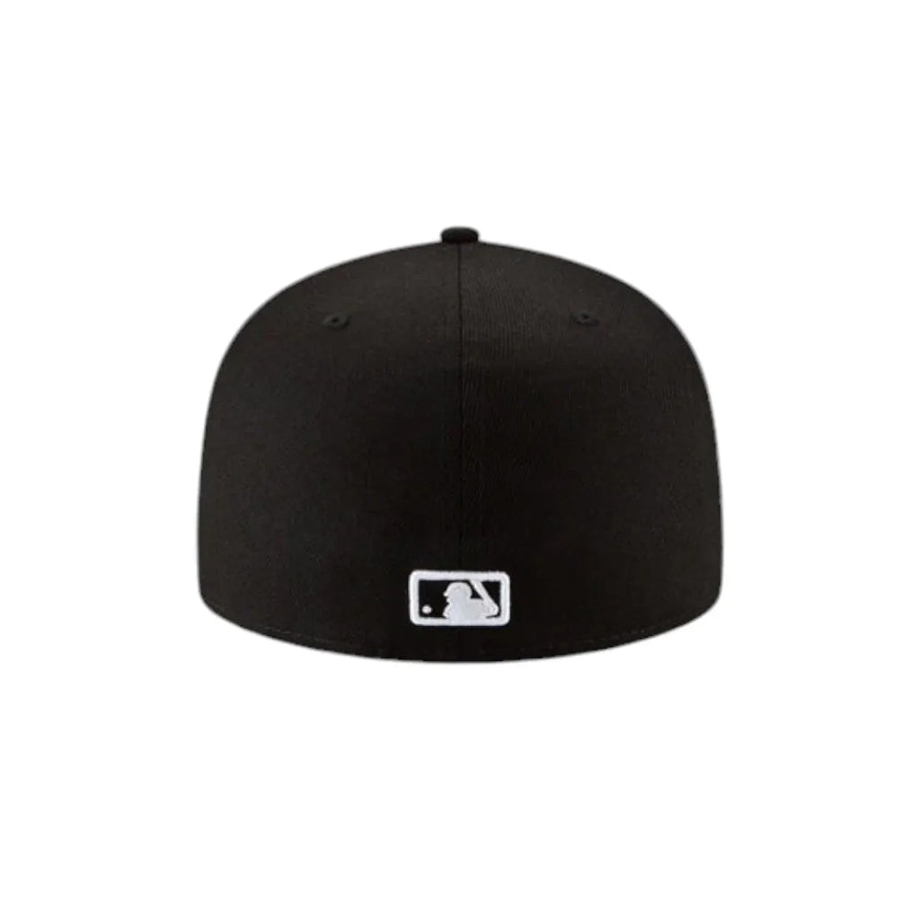 Los Angeles Dodgers Black On Black White Outline 2024 World Series Champions SP 59Fifty Fitted