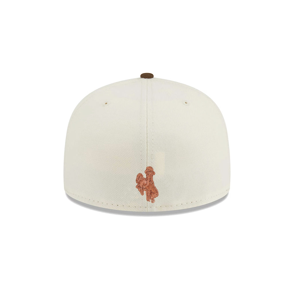 Wyoming Cowboys Chrome Brown 2 Tone State Flag SP NCAA 59Fifty Fitted
