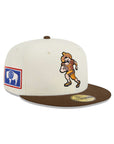 Wyoming Cowboys Chrome Brown 2 Tone State Flag SP NCAA 59Fifty Fitted