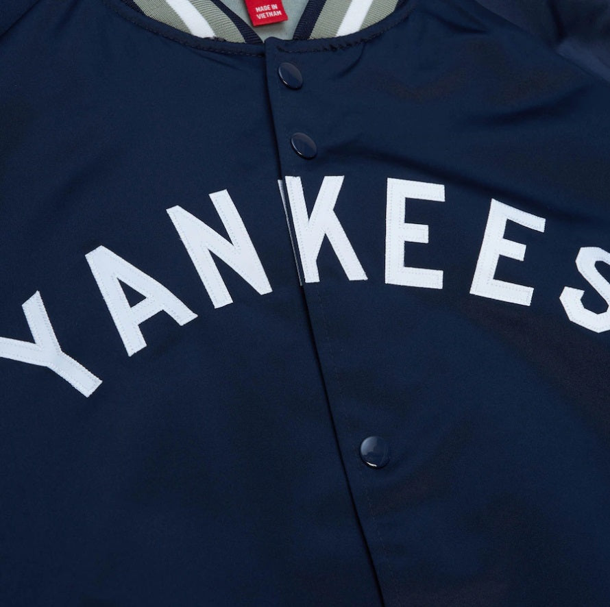 Mitchell &amp; Ness New York Yankees Lightweight Navy Satin Jacket