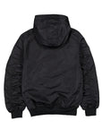 New Era X Alpha Industries New York Yankees L-2B Hooded Bomber Jacket Black