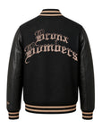 New Era New York Yankees Bronx Bombers Heritage Black Varsity Jacket