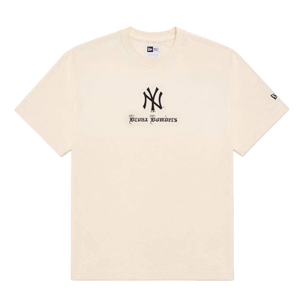 New Era New York Yankees Bronx Bombers Heritage Egg Shell Tee