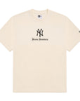 New Era New York Yankees Bronx Bombers Heritage Egg Shell Tee