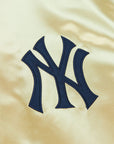 Mitchell & Ness New York Yankees Lightweight Gold Satin Jacket