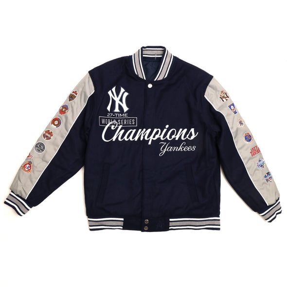 New York Yankees Twenty-Seven Time 27X World Series Champions Reversible Jacket