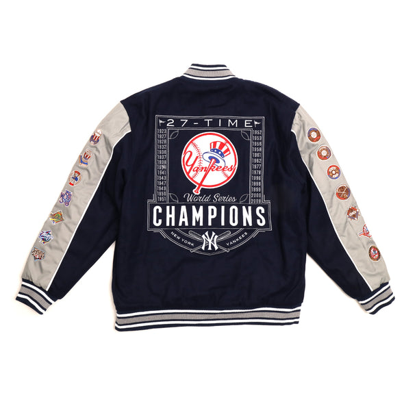 New York Yankees Twenty-Seven Time 27X World Series Champions Reversible Jacket