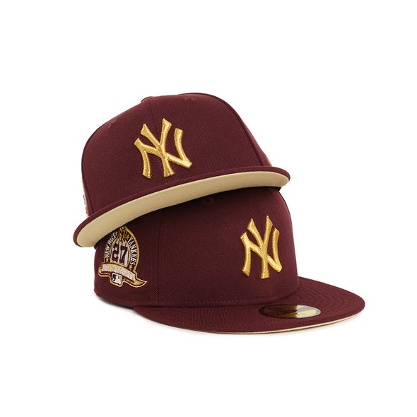 New York Yankees Maroon 27x World Champions SP 59Fifty Fitted