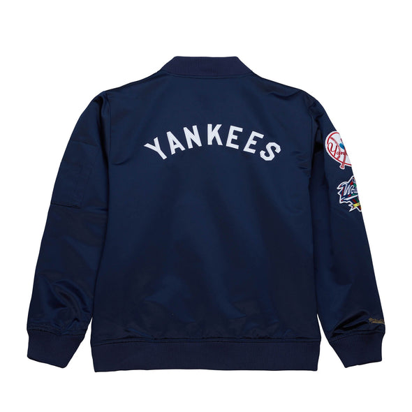 Mitchell & Ness New York Yankees Lightweight Satin Bomber Jacket