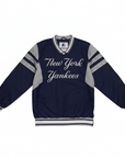 Starter New York Yankees Pullover V-Neck Team Color Lightweight Jacket