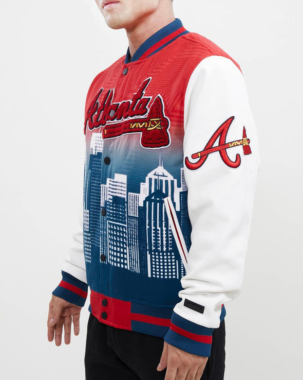 Pro Standard Atlanta Braves Remix Varsity Jacket