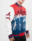 Pro Standard Atlanta Braves Remix Varsity Jacket