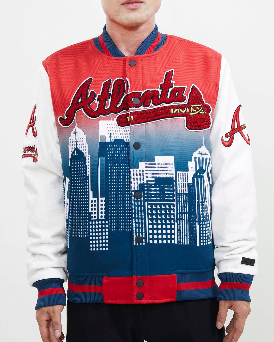 Pro Standard Atlanta Braves Remix Varsity Jacket