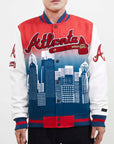 Pro Standard Atlanta Braves Remix Varsity Jacket