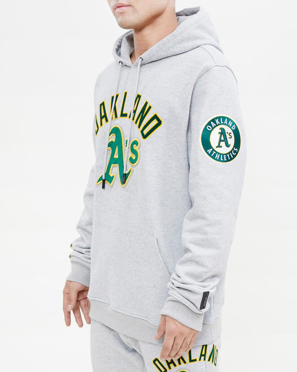OAKLAND ATHLETICS STACKED LOGO HOODY (FOREST) – Pro Standard