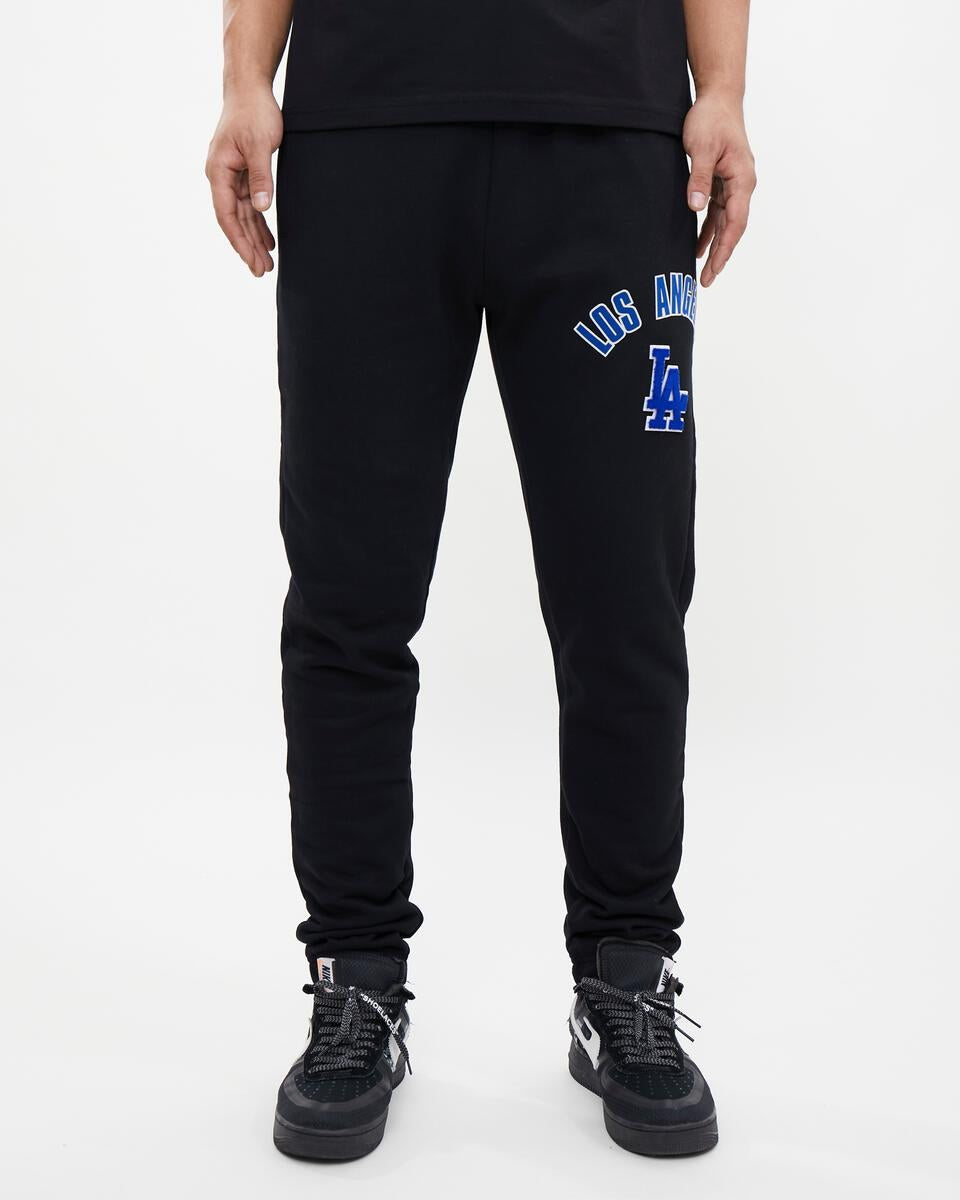 Pro Standard Black Los Angeles Dodgers Stacked Logo Sweatpants