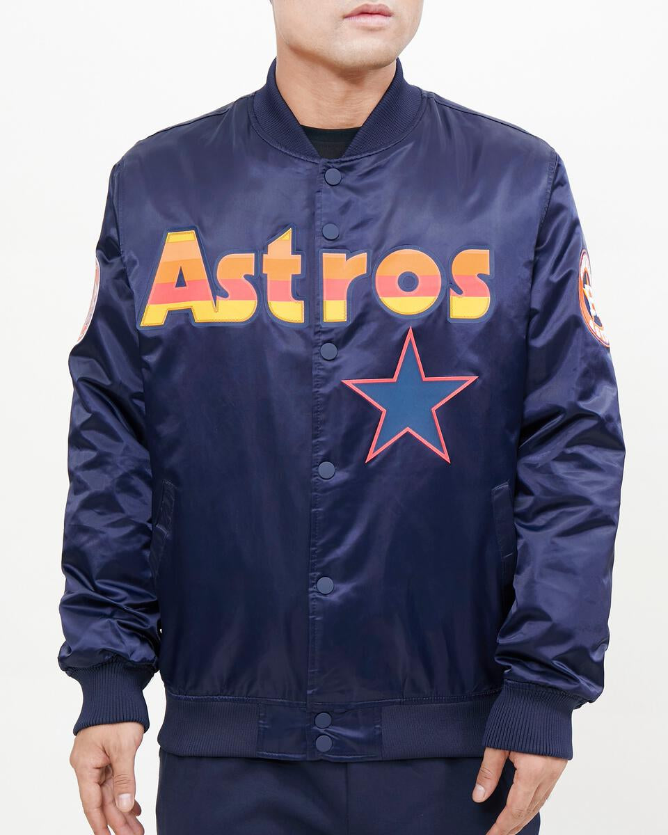 Pro Standard Houston Astros Big Logo Satin Jacket