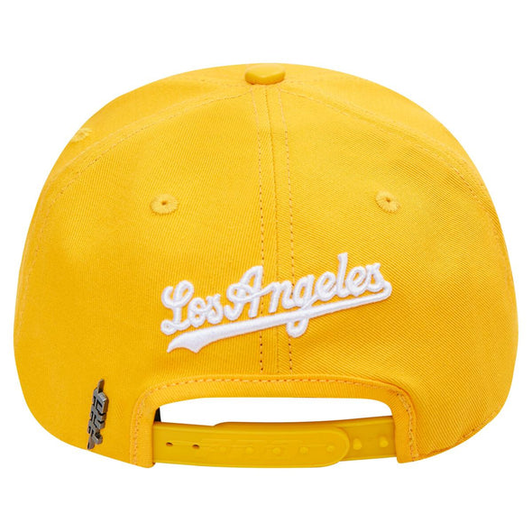 Pro Standard Los Angeles Dodgers Yellow 2020 World Series Champions Side Patch Snapback