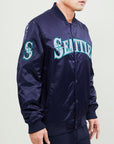 Pro Standard Seattle Mariners Wordmark Satin Jacket