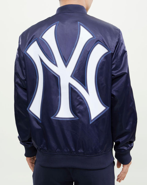 Pro Standard New York Yankees Big Logo World Series Satin Jacket