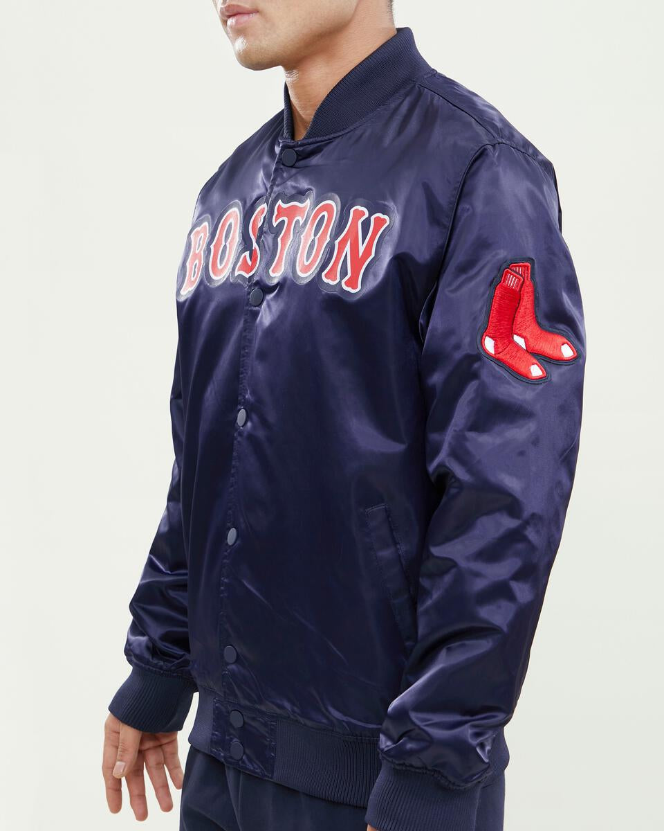 Pro Standard Boston Red Sox Wordmark Satin Jacket 2XL