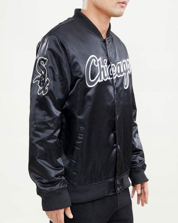 Pro Standard Chicago White Sox Wordmark Satin Jacket